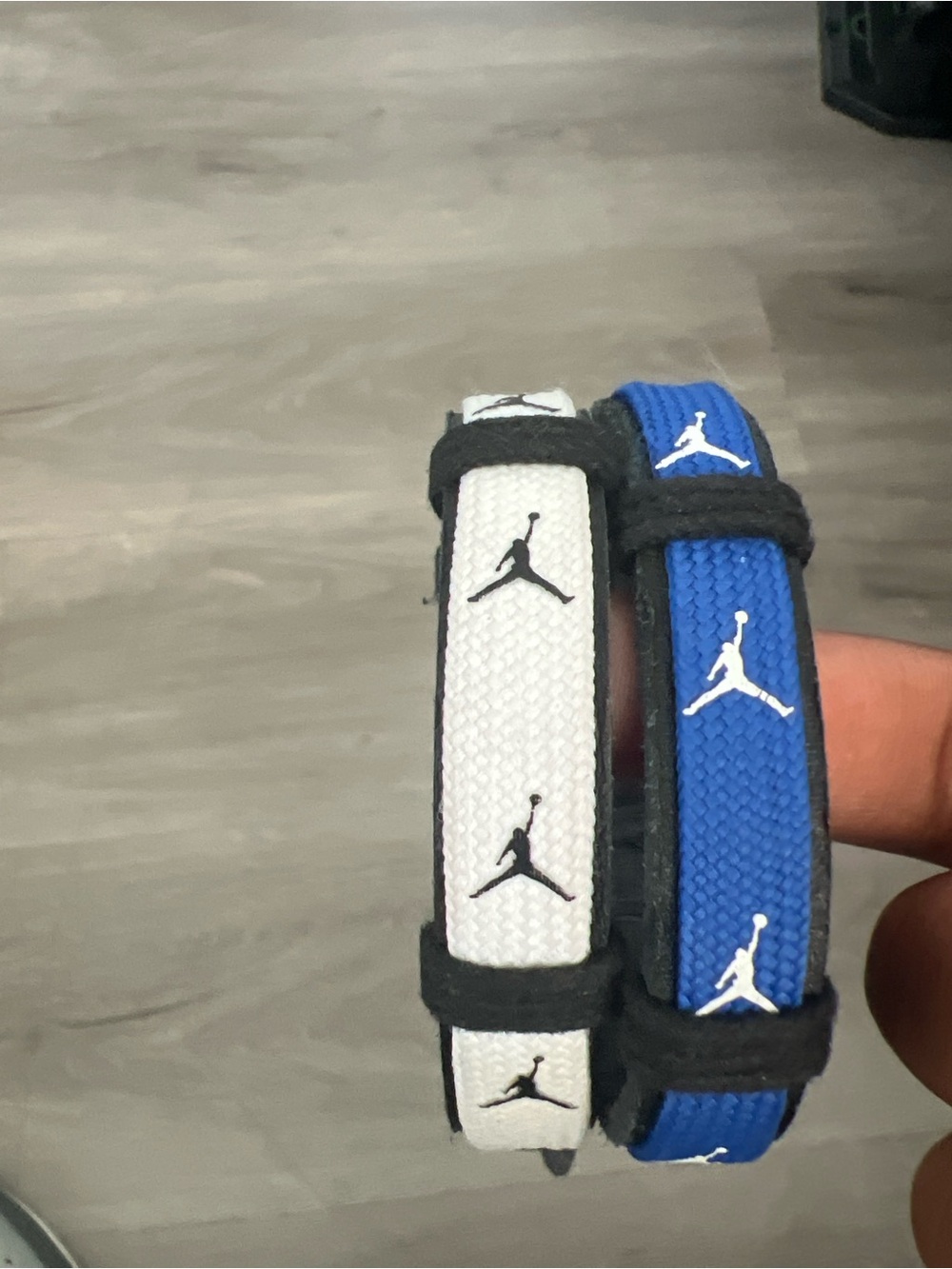 Jordan Jumpman Woven Bracelet Duo - Blue & White